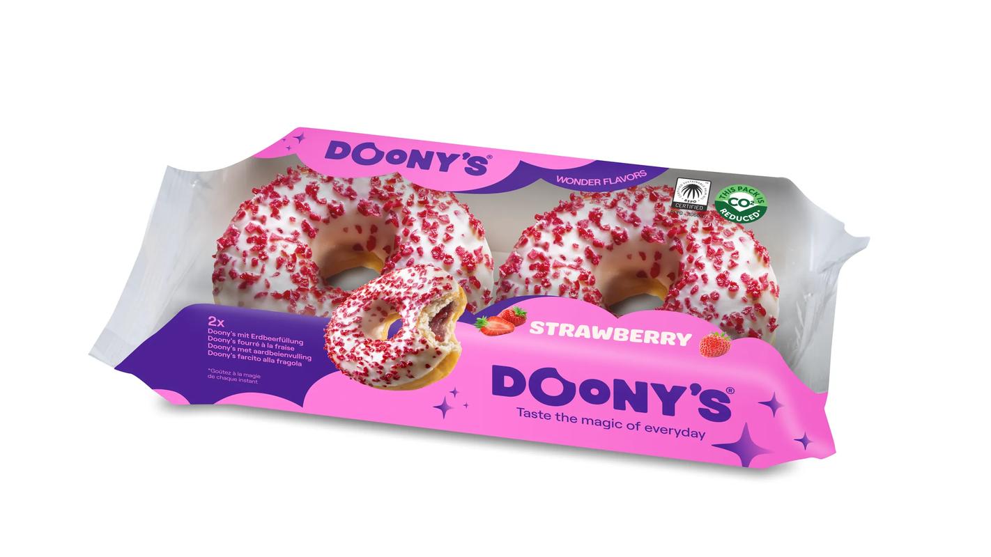 Doony's with strawberry filling | Vandemoortele